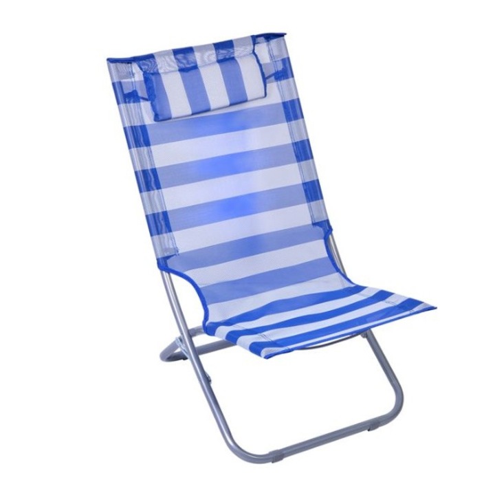 Надуваем стол с възглавница, за плаж и градина, регулируем, 55x40x60 см