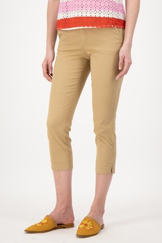 United Colors of Benetton, Pantaloni capri cu buzunare oblice, Maro camel United Colors of Benetton, Pantaloni capri cu buzunare oblice, Maro camel