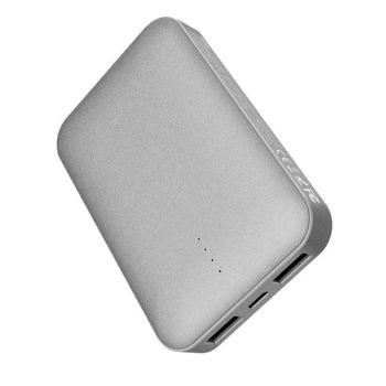 Acumulator extern ROCK 10000 mAh, Mini Portabil ,Powerbank pentru smartphones,culoare gri Acumulator extern ROCK 10000 mAh, Mini Portabil ,Powerbank pentru smartphones,culoare gri