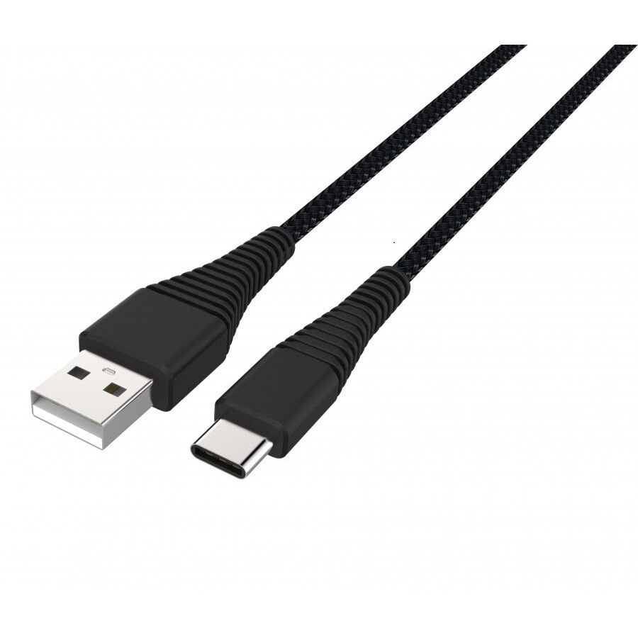 Cablu USB-C tata - USB 2.0 tata 1.2m Negru , rezistent la indoiri PRIME WELL