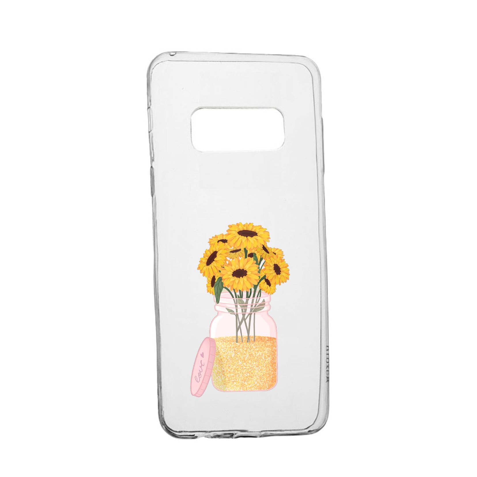 Husa Floarea-soarelui, pentru Samsung Galaxy S10Lite/S10e, rezistenta la uzura, anti-alunecare, din silicon Premium, 639