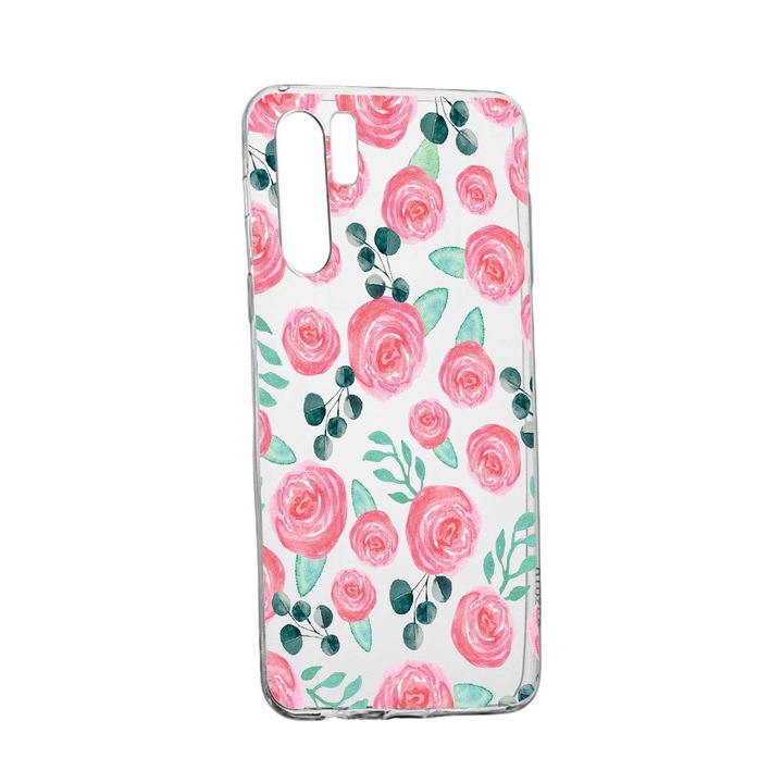 Силиконов калъф Unique за Rose Pattern Samsung Galaxy Note 10 Plus, 640