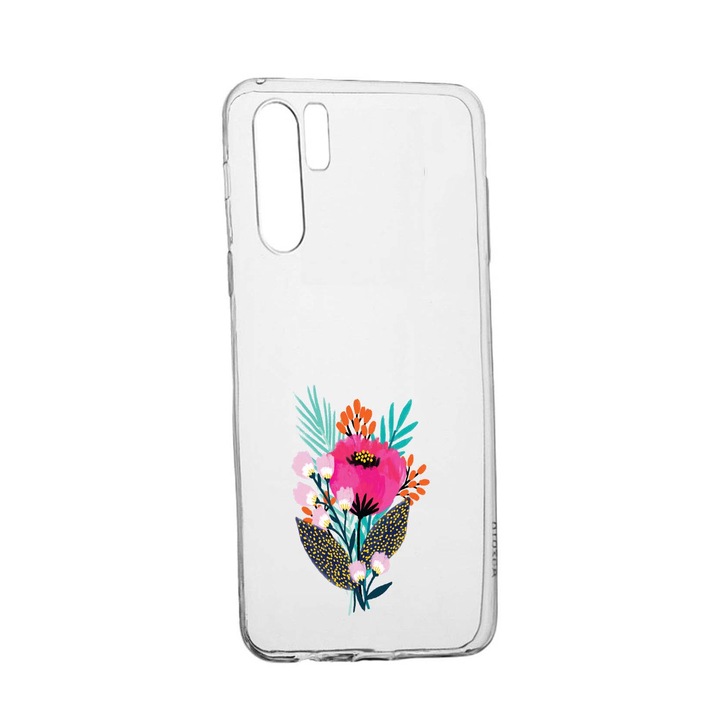 Силиконов калъф Unique за Flowers Samsung Galaxy Note 10 Plus, 641