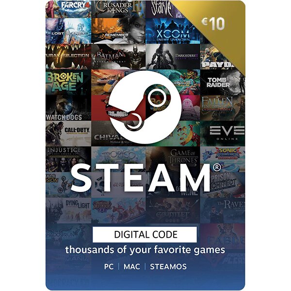 Licenta Steam Wallet 10 Euro