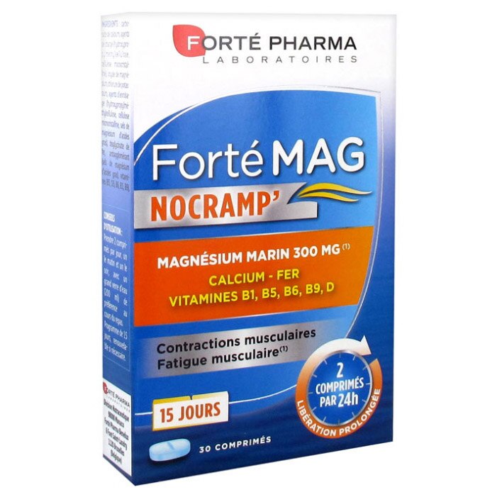 Supliment alimentar ForteMg No Cramp Fortepharma, 30 tablete
