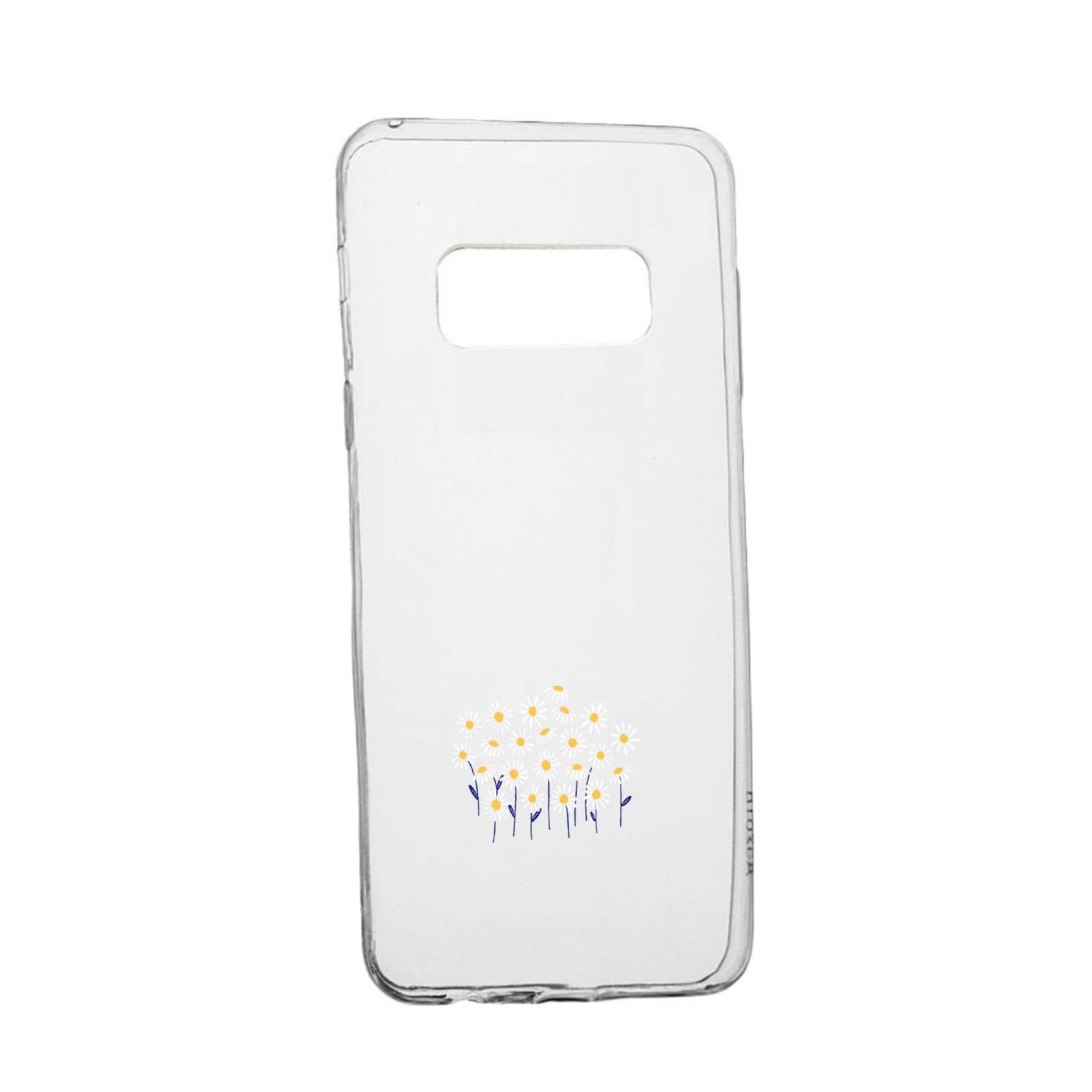 Husa Little Flowers, pentru Samsung Galaxy S10 Plus, rezistenta la uzura, anti-alunecare, din silicon Premium, 642