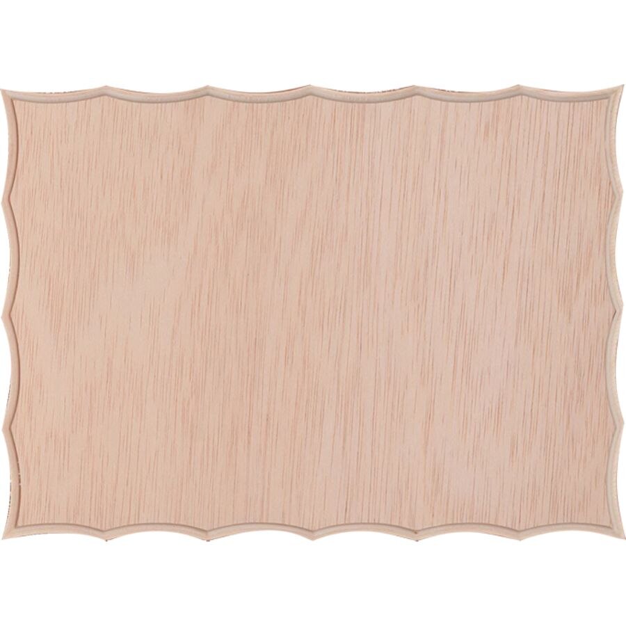Placaj din lemn pentru icoane cu margini ondulate, 30 x 22 x 1.5 cm
