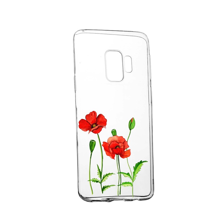 Силиконов калъф Unique за Flower Samsung Galaxy S9 Plus, 643
