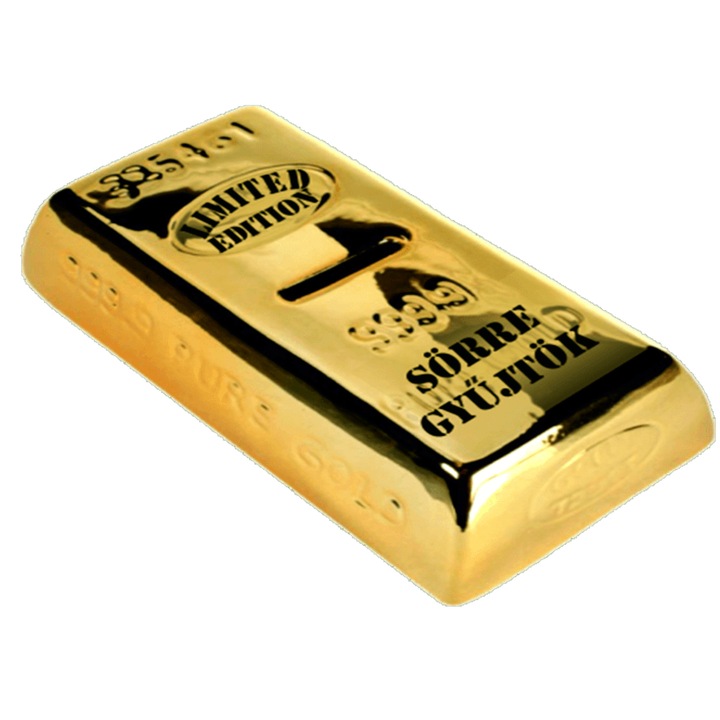 Sörre gyűjtök aranyrúd pénzgyűjtő persely