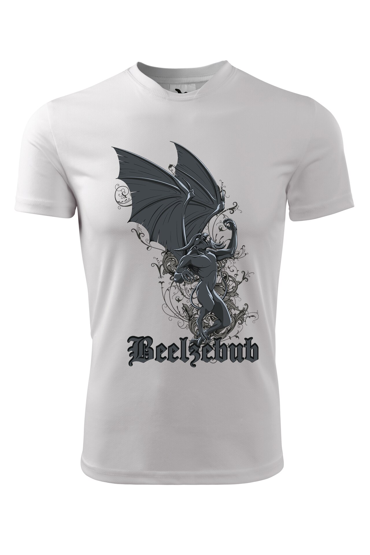 Tricou personalizat, Beelzebub, Adler, Alb