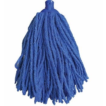Rezerva de mop din bumbac , culoare albastru, 250 g Rezerva de mop din bumbac , culoare albastru, 250 g