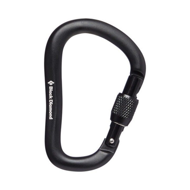 Carabina Black Diamond Rocklock Screwgate black