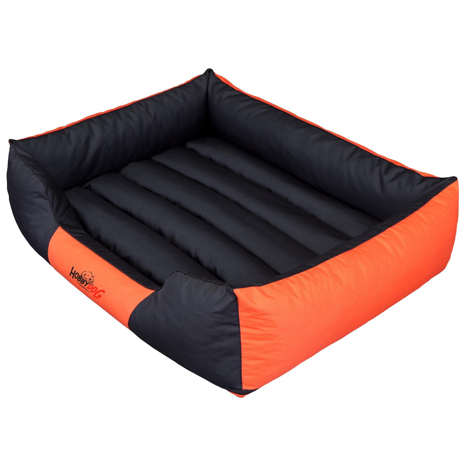 Culcus pentru animale, Hobbydog, 2XL, Portocaliu, 110x90 cm