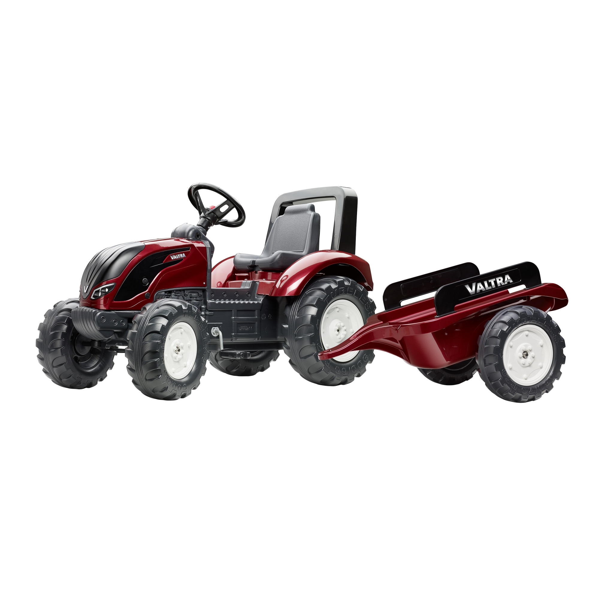 Tractor Falk Valtra rosu