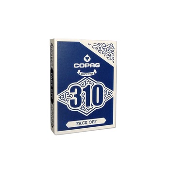 Carti de joc pentru magicieni Copag 310 Face Off, extrafinisate, culoare spate albastru Carti de joc pentru magicieni Copag 310 Face Off, extrafinisate, culoare spate albastru