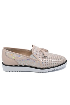 Pantofi dama casual roz din piele intoarsa Pantofi dama casual roz din piele intoarsa