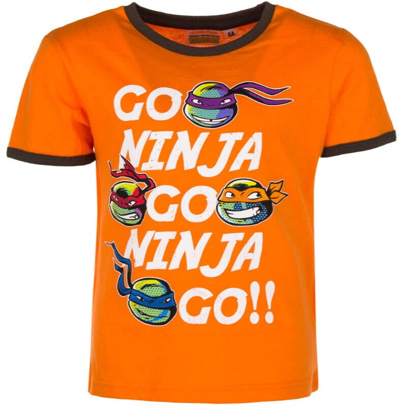 Tricou Testoasele Ninj, Orange