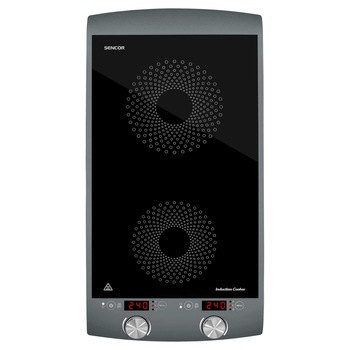 Plita Electrica Sencor SCP 4202GY, inductie, 2 arzatoare, 2900W, Negru/Gri Plita Electrica Sencor SCP 4202GY, inductie, 2 arzatoare, 2900W, Negru/Gri