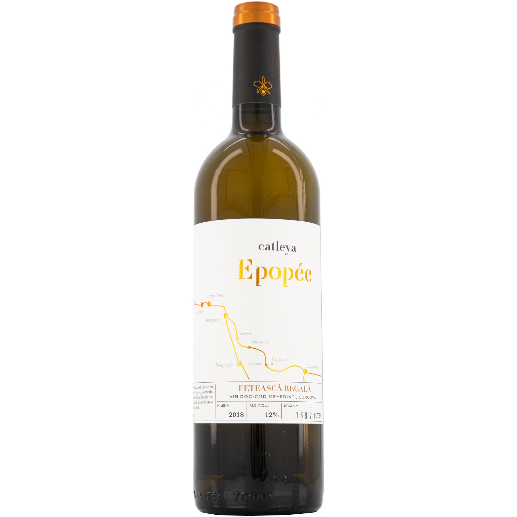 Vin Alb Catleya Epopee Feteasca Regala, 0.75l