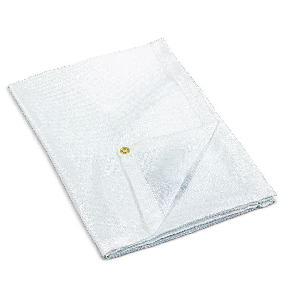 Patura pentru protectie la sudura, ignifuga, alba 1100 °C Telwin