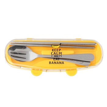 Set tacamuri cu suport depozitare, Miniso x Fruit Series Set tacamuri cu suport depozitare, Miniso x Fruit Series