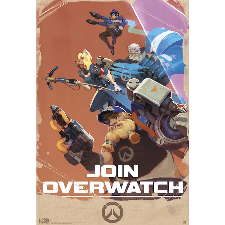 Poster Overwatch - Propaganda, Abysse Corp, 91.5x61 cm, Multicolor