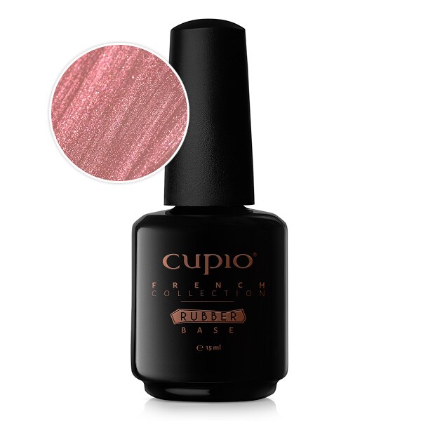 Oja Rubber Cupio French Collection - Perfect French Shimmer Red 15ml