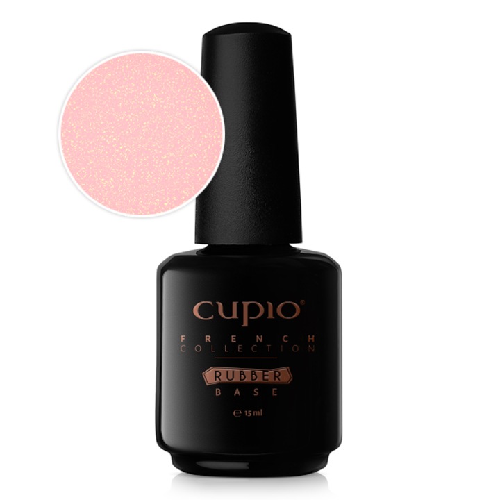 Oja Rubber base Cupio French Collection - Blush Shimmer Gold 15ml