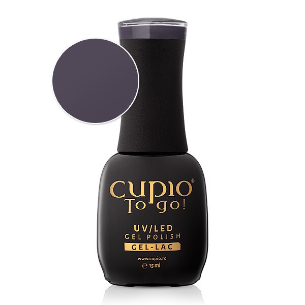 Oja semipermanenta Cupio To Go Dark Grey 15ml