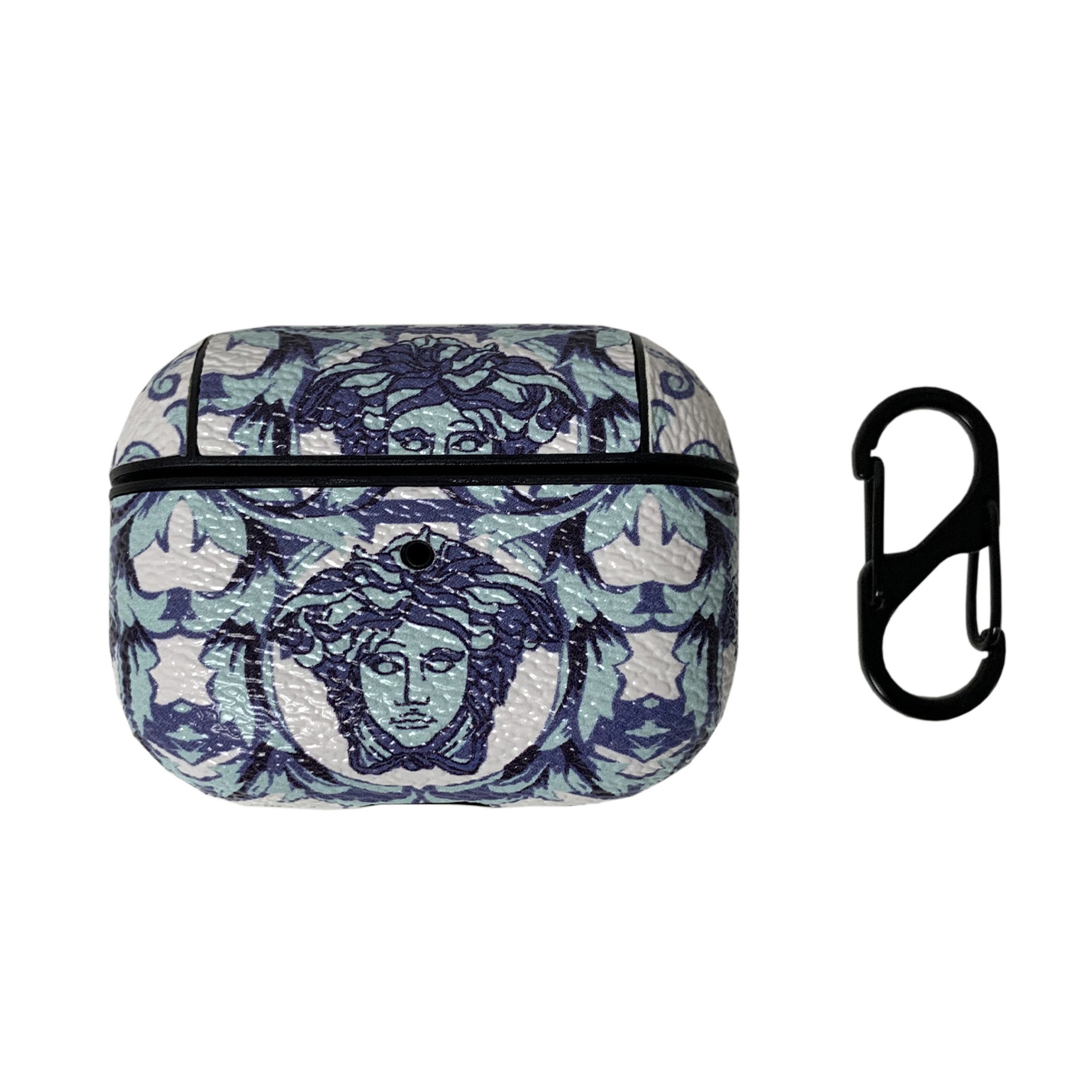 Husa suport din piele cu model pentru Apple AirPods Pro, Multicolor, BBL1514