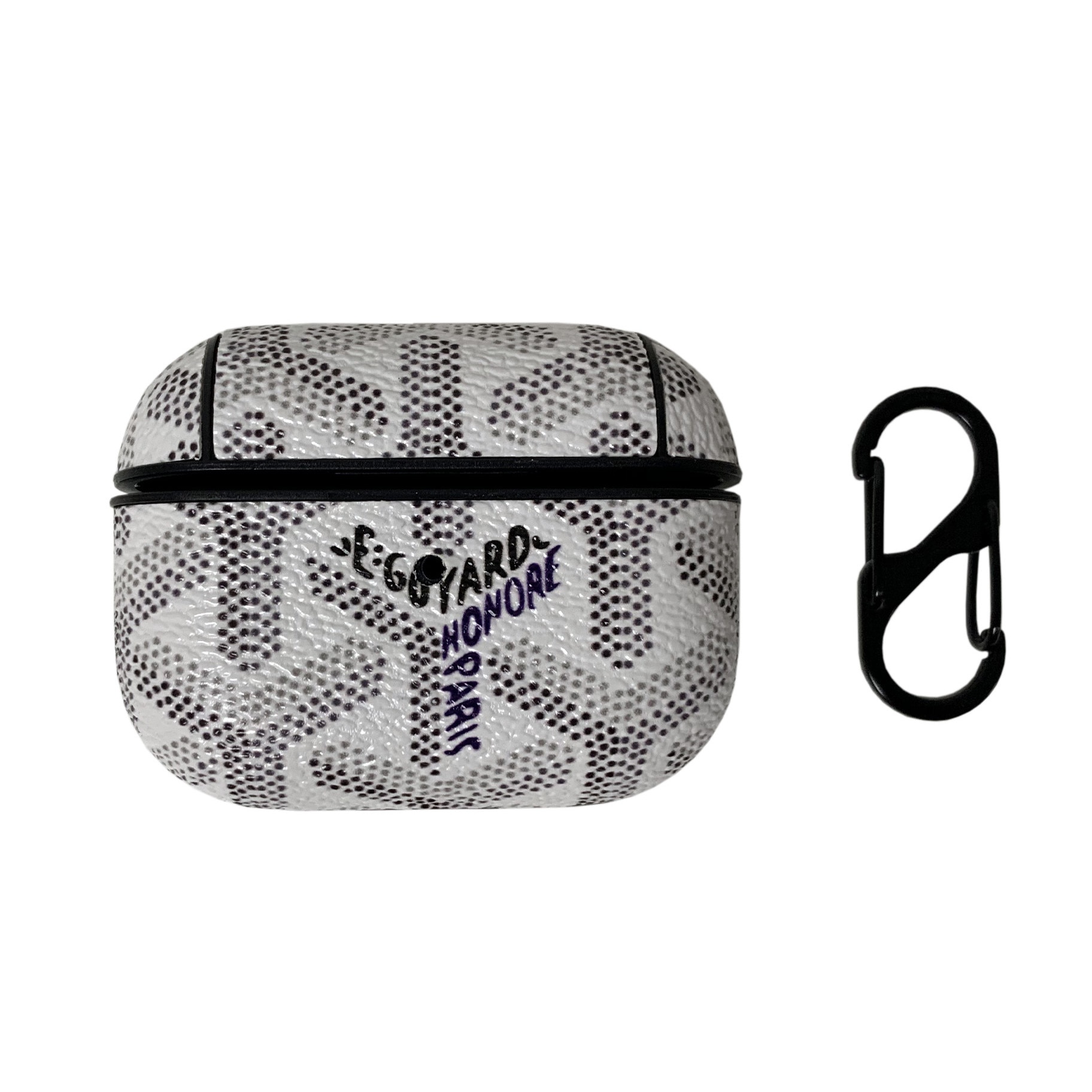 Husa suport din piele cu model pentru Apple AirPods Pro, Multicolor, BBL1520