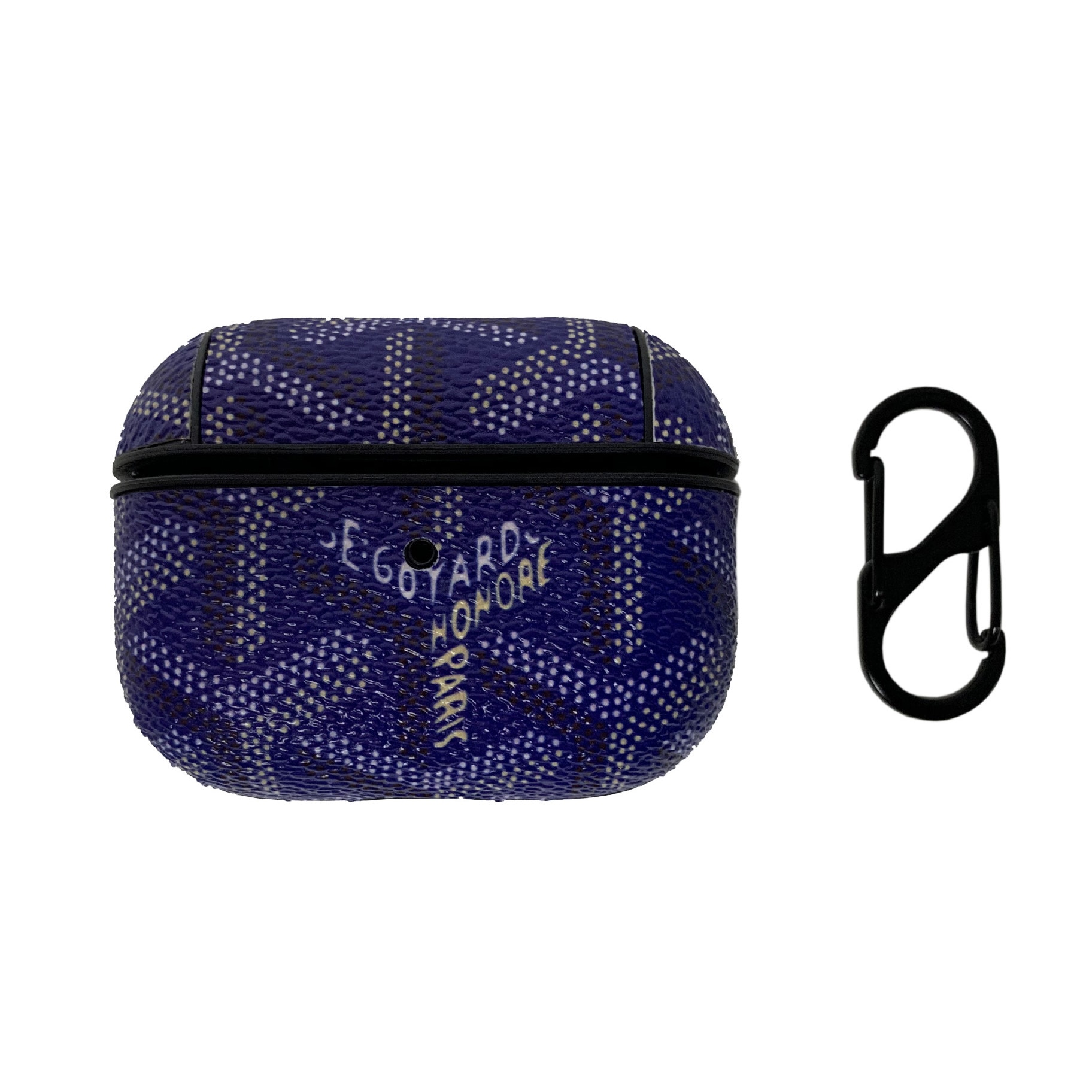 Husa suport din piele cu model pentru Apple AirPods Pro, Multicolor, BBL1516