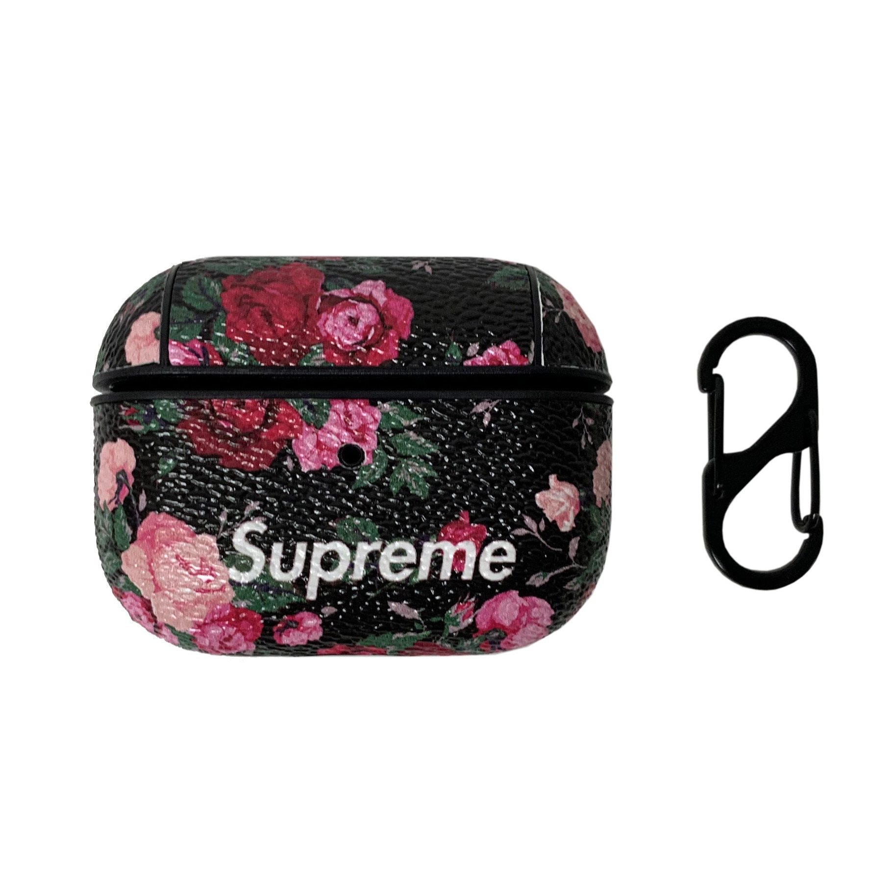 Husa suport din piele cu model pentru Apple AirPods Pro, Multicolor, BBL1515