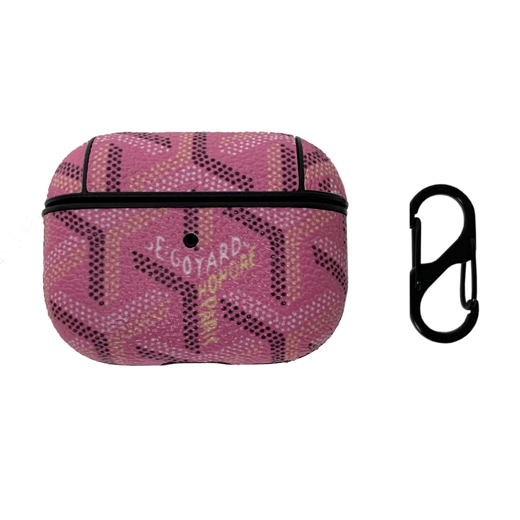 Husa suport din piele cu model pentru Apple AirPods Pro, Multicolor, BBL1509