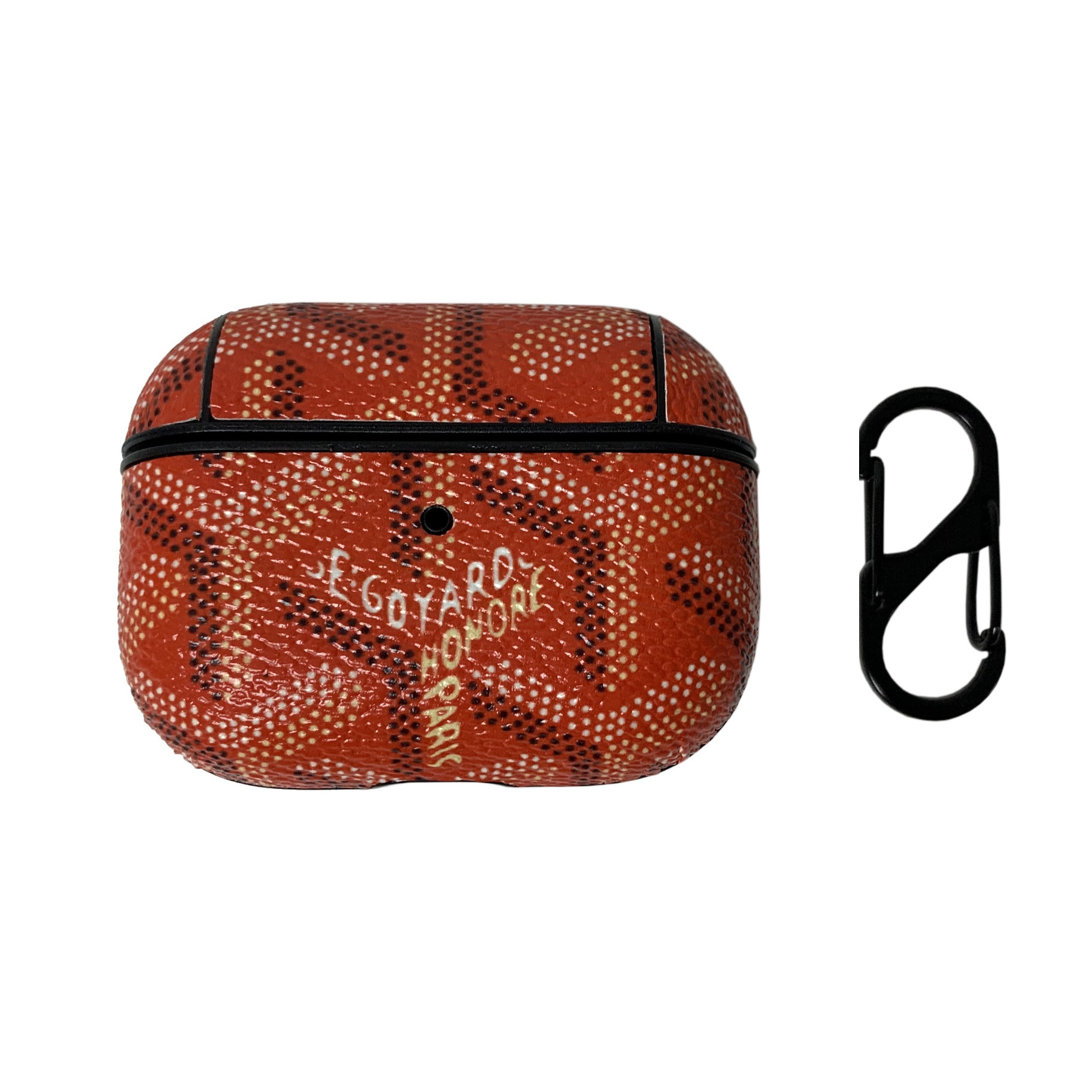 Husa suport din piele cu model pentru Apple AirPods Pro, Multicolor, BBL1505