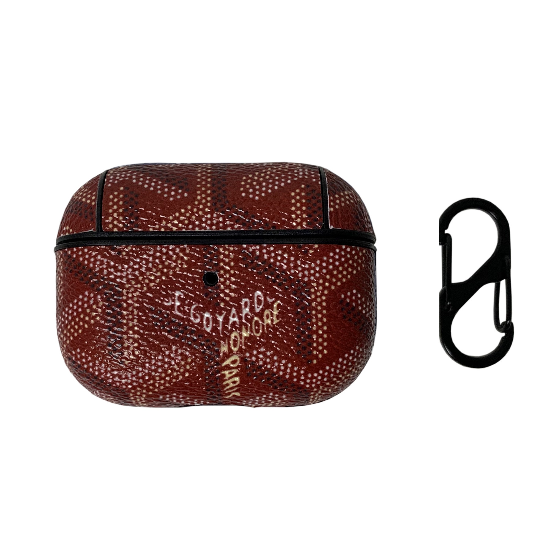 Husa suport din piele cu model pentru Apple AirPods Pro, Multicolor, BBL1502