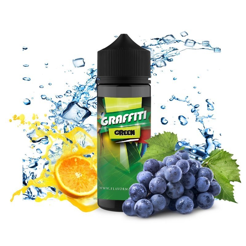 Lichid Flavor Madness - Graffiti Green ,100ml ,0mg/ml