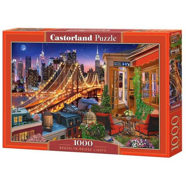 Пъзел Castorland, Brooklyn Bridge Lights, 1000 части