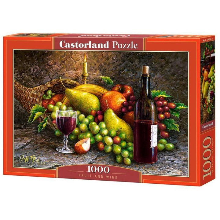 Пъзел Castorland, Fruit and Wine, 1000 части