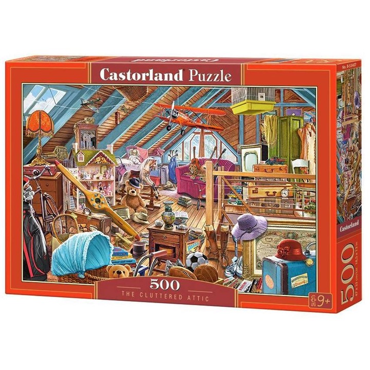 Пъзел Castorland, The Cluttered Attic, 500 части