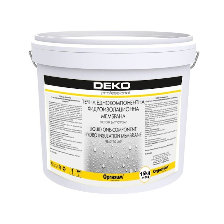 Hidroizolatie lichida cu membrana, DEKO Professional, 5kg
