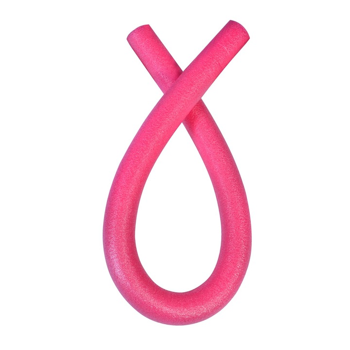 Макарон от пяна за плуване, Диаметър 6,5 см, Дължина 150 см, 5 години+, Розов