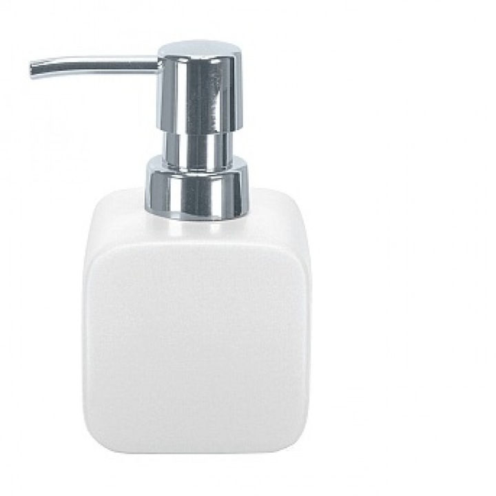 Dozator sapun lichid Kleine Wolke Cubic Alb ceramica 260ml