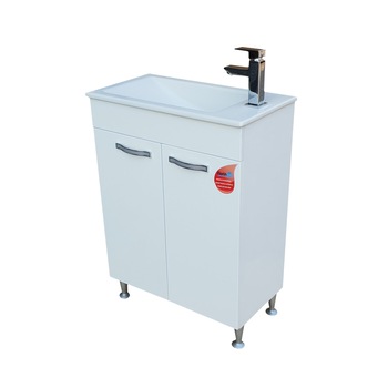 Mobilier Baie Mdf vopsit fronturi si laterale 60 cm x33 cm cu lavoar ceramic Mobilier Baie Mdf vopsit fronturi si laterale 60 cm x33 cm cu lavoar ceramic