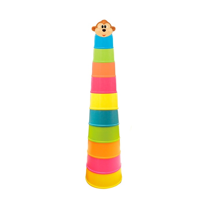 Set de joaca Kiddieland, Piramida Maimutei, Multicolor