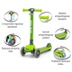 Trotineta pliabila cu roti luminoase Milly Mally Scooter Boogie Green