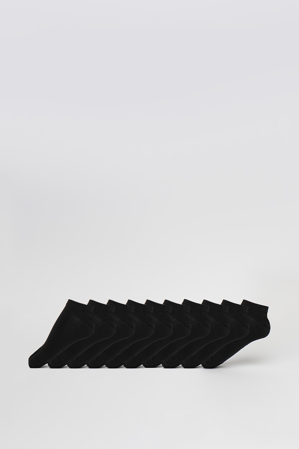 Jack&Jones, Set de sosete - 10 perechi, Negru, One Size