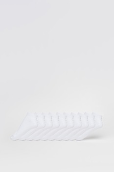 Jack&Jones, Set de sosete - 10 perechi, Alb, One Size Jack&Jones, Set de sosete - 10 perechi, Alb, One Size