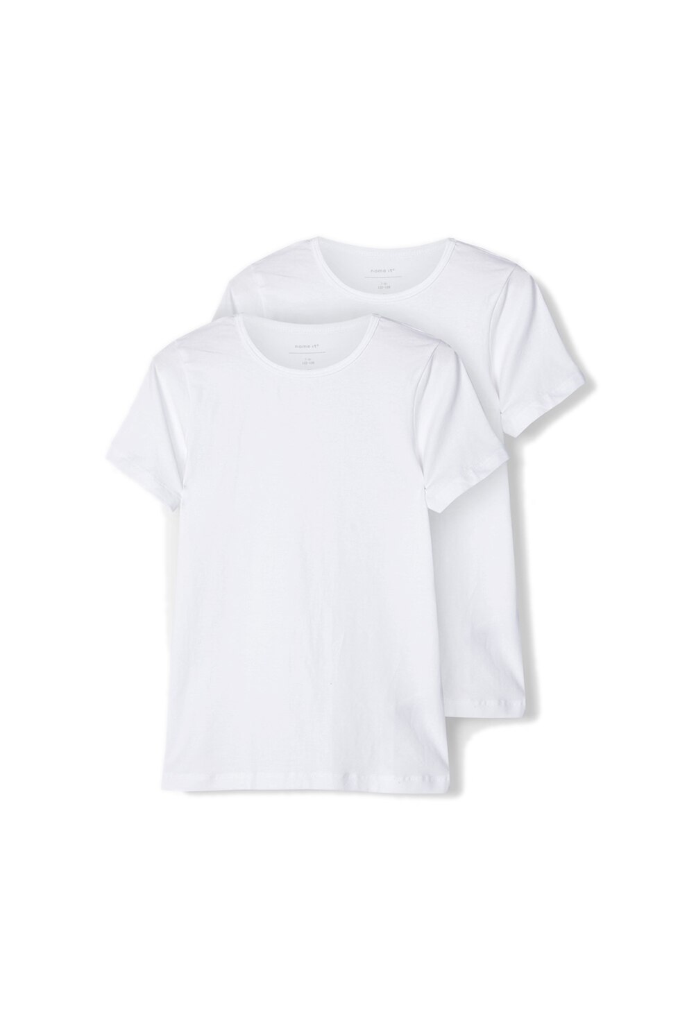 NAME IT, Set de tricouri basic - 2 piese, Alb