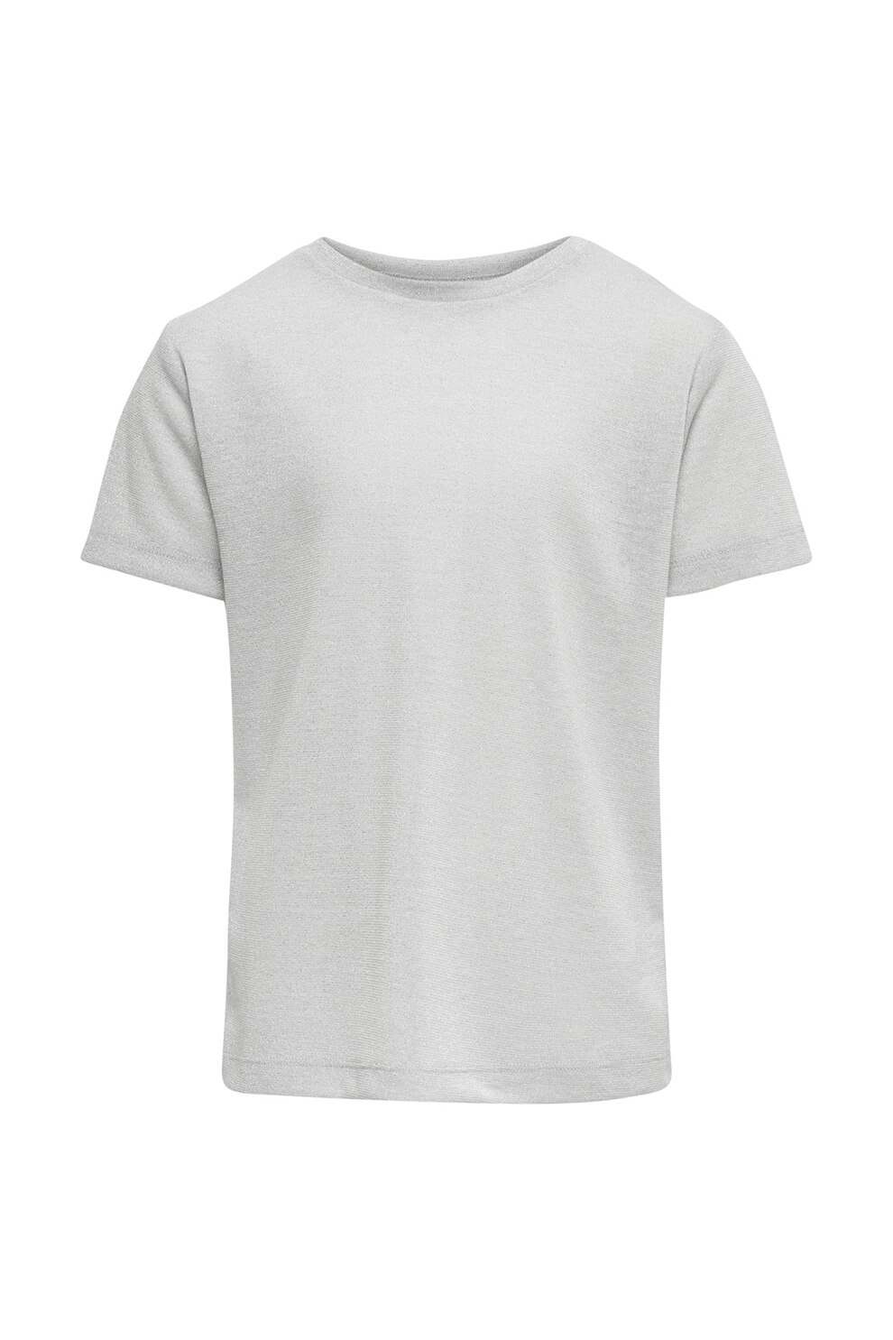 Kids Only, Tricou cu insertii de lurex, Alb